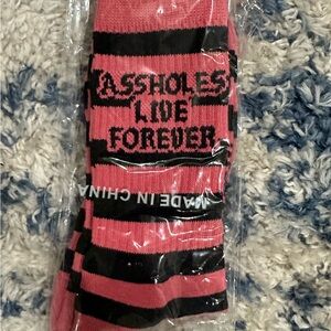 ALF Pink and Black Socks